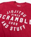 Scramble Jiu Jitsu and Stuff Type Tee - Red