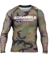 Scramble Base Rashguard - Woodland Camo