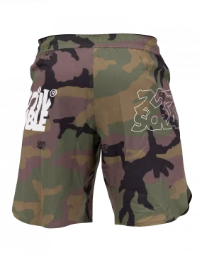 Scramble Base Shorts - Woodland Camo