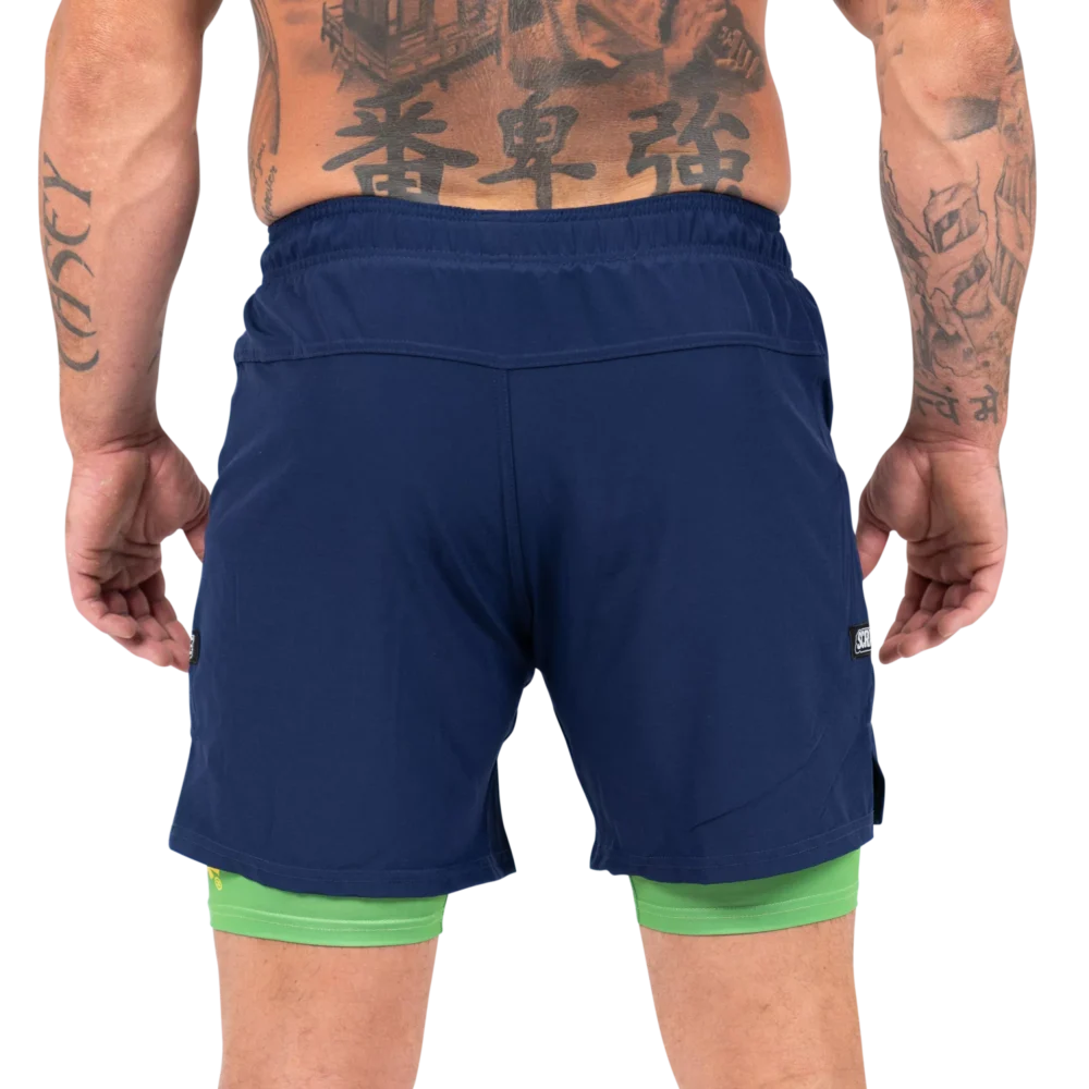 Scramble Combination Shorts - Blue / Green