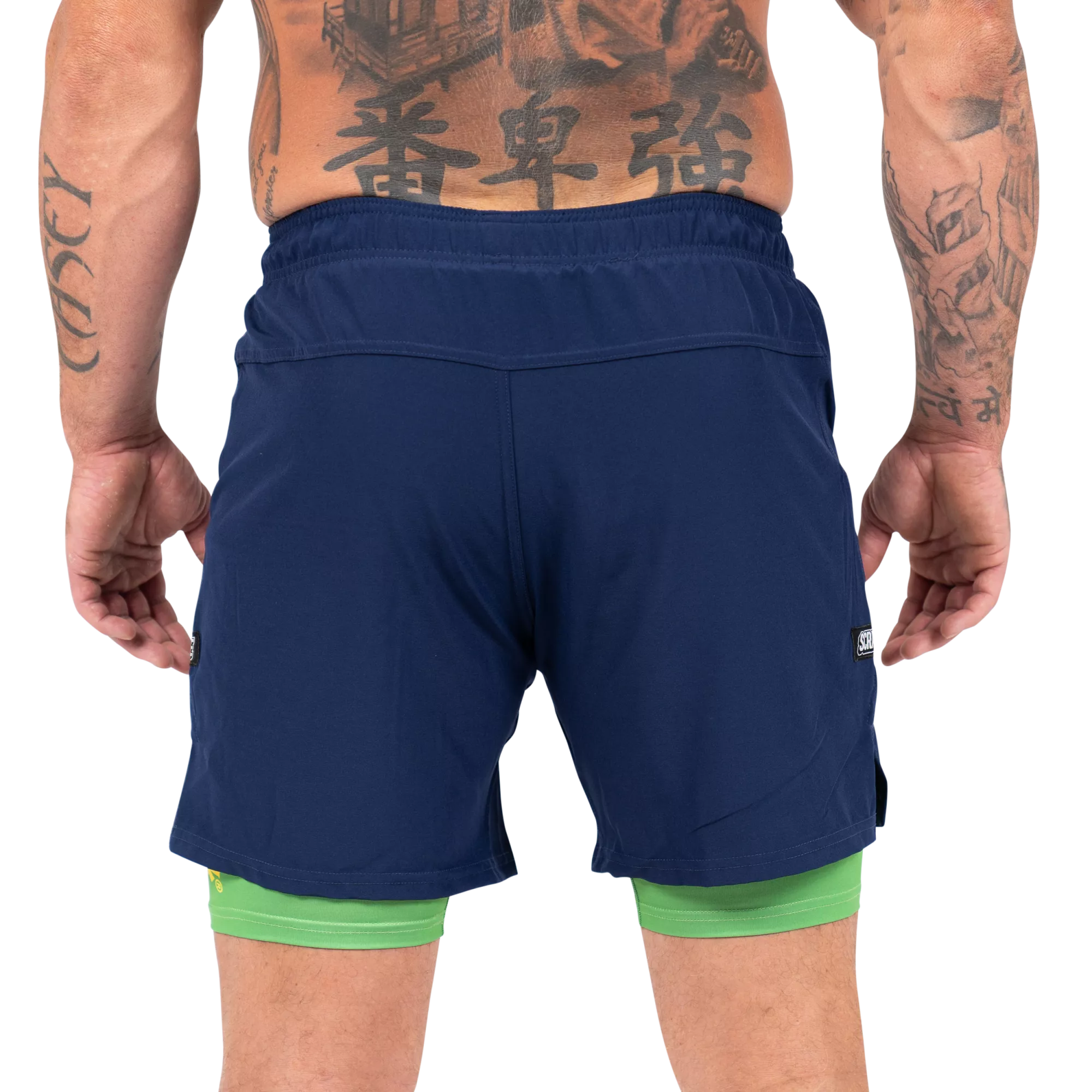 Scramble Combination Shorts - Blue / Green
