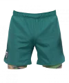 Scramble Combination Shorts - Green / Woodland Camo