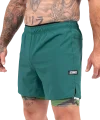 Scramble Combination Shorts - Green / Woodland Camo