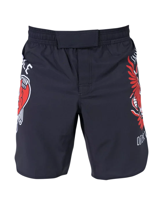 Scramble Peace and Violence Shorts - Black