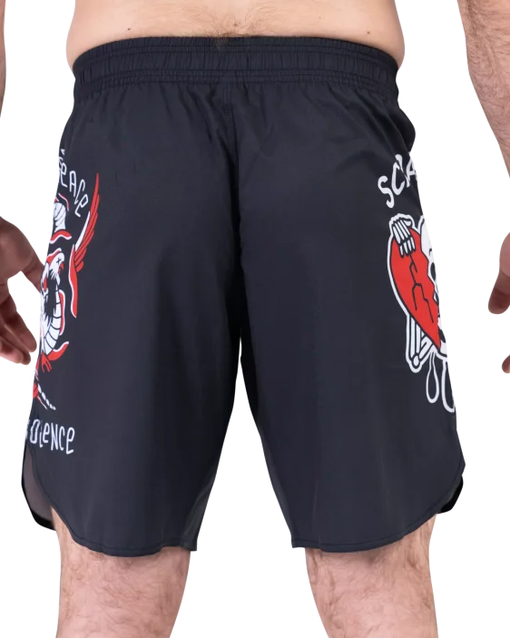 Scramble Peace and Violence Shorts - Black