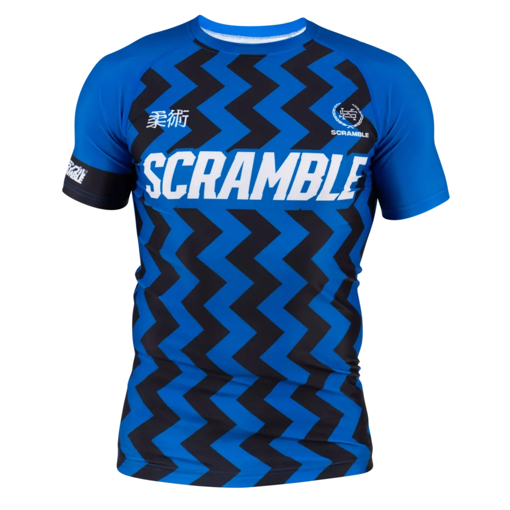 Scramble Ranked Rashguard V5 - Blue