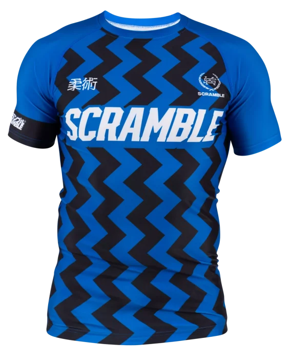 Scramble Ranked Rashguard V5 - Blue