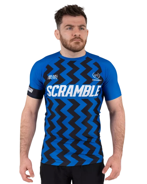 Scramble Ranked Rashguard V5 - Blue