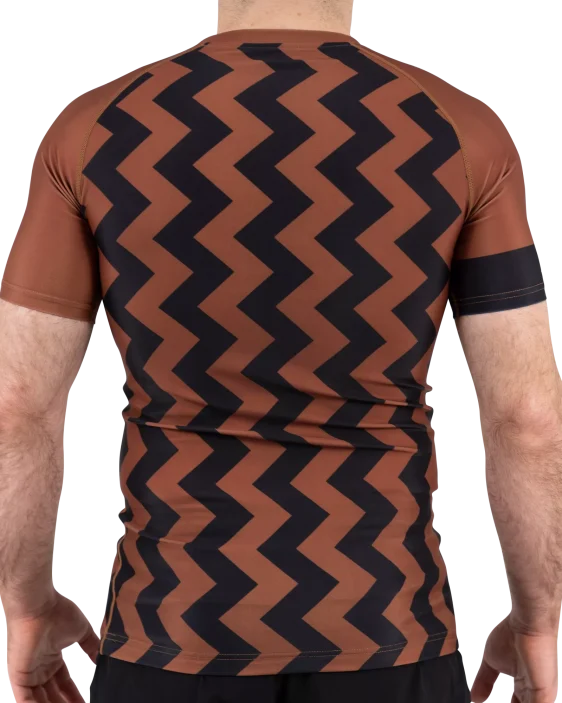 Scramble Ranked Rashguard V5 - Brown