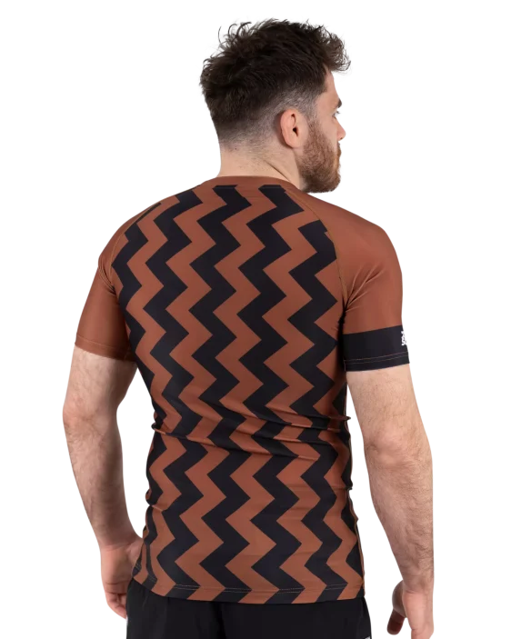 Scramble Ranked Rashguard V5 - Brown