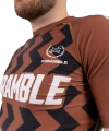 Scramble Ranked Rashguard V5 - Brown