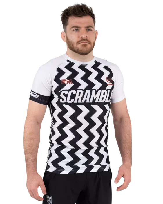 Scramble Ranked Rashguard V5 - White