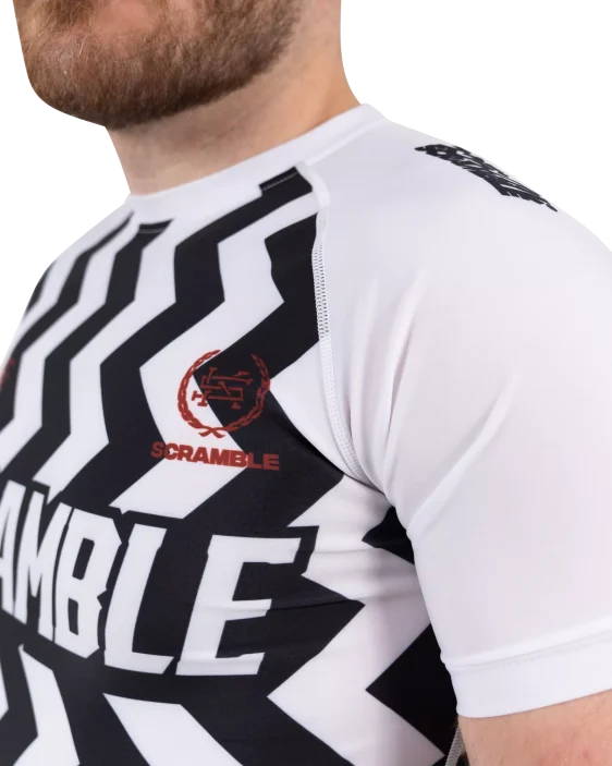 Scramble Ranked Rashguard V5 - White