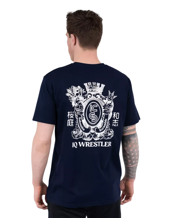 Scramble Saku Athletics Tee - Navy