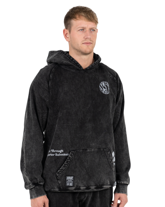 Yin Yang Hoody - Faded Black