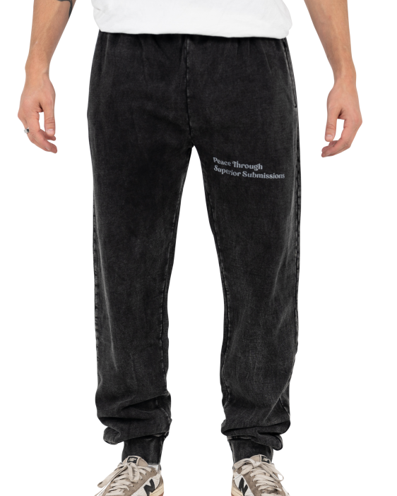 Yin Yang Sweat Pants - Faded Black