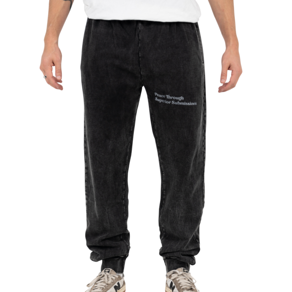 Yin Yang Sweat Pants - Faded Black