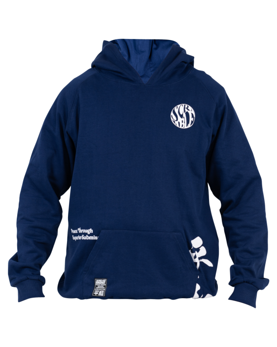 Yin Yang Hoody - Navy Blue