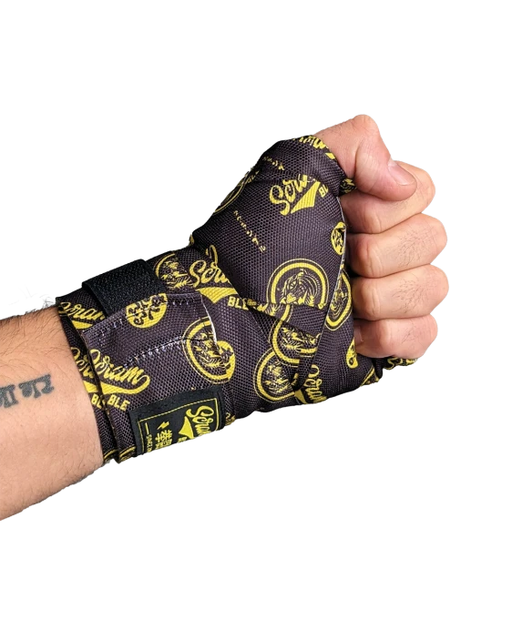 Scramble Logotype Handwraps