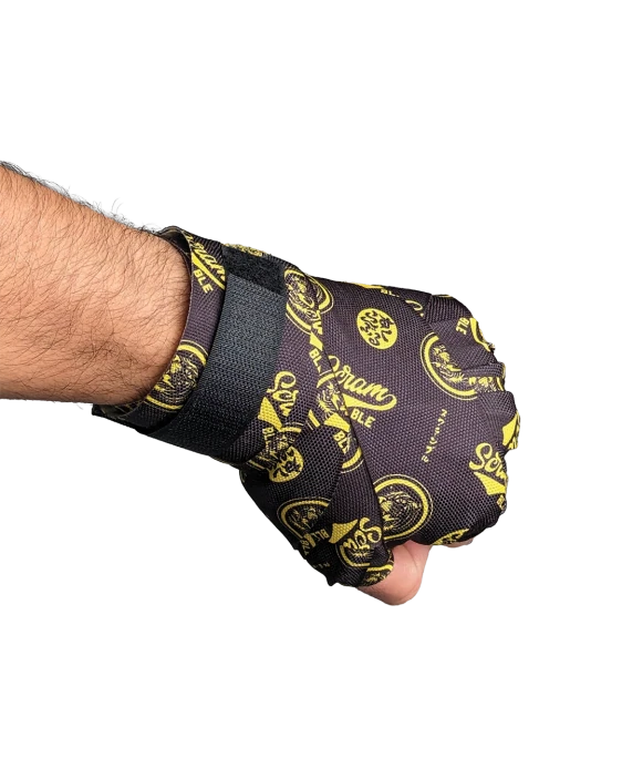 Scramble Logotype Handwraps