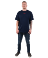 Logo Oversized Tee - Navy