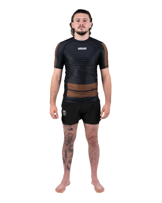 Ranked Rashguard - Brown