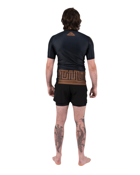 Ranked Rashguard - Brown