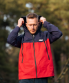 Ame Jacket - Red / Navy