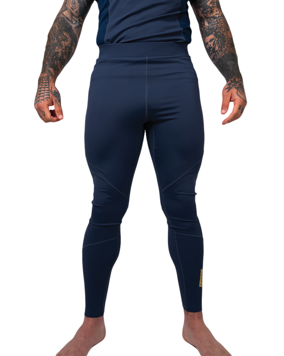 Shinobi Compression Tights - Midnight Blue