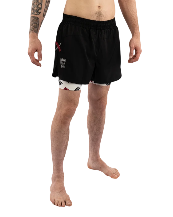 Scramble x Pancrase Combination Shorts