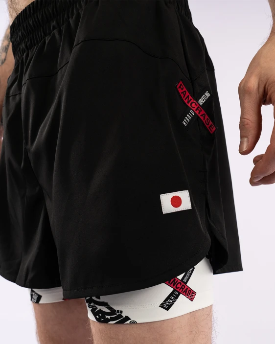 Scramble x Pancrase Combination Shorts