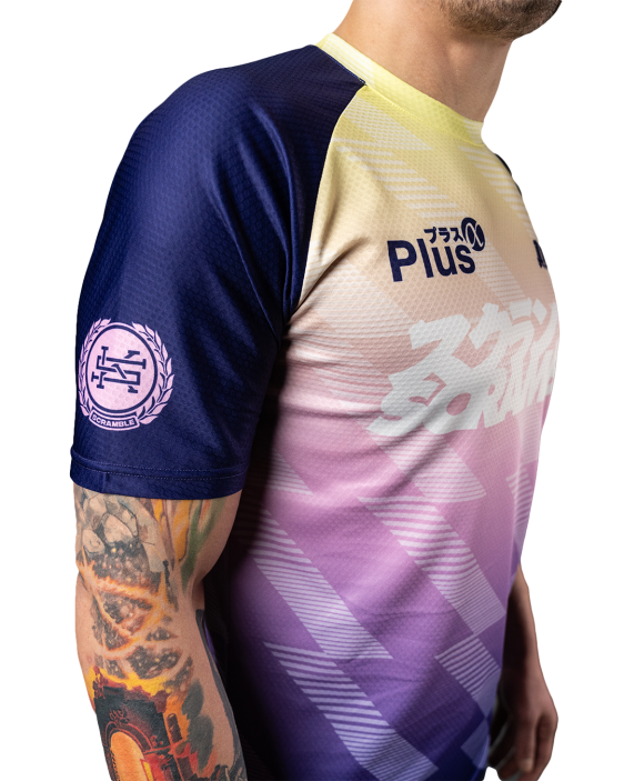 Dorai Training Top - Purple and Yellow