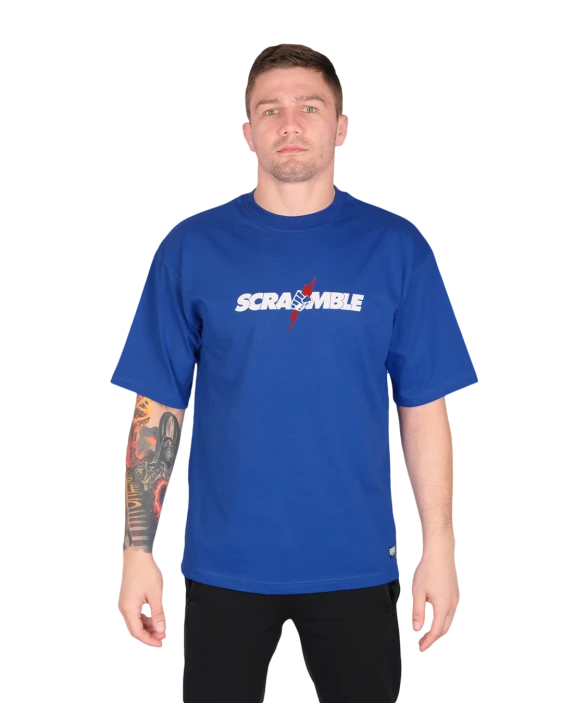 Scramble Never Die T-Shirt - Blue