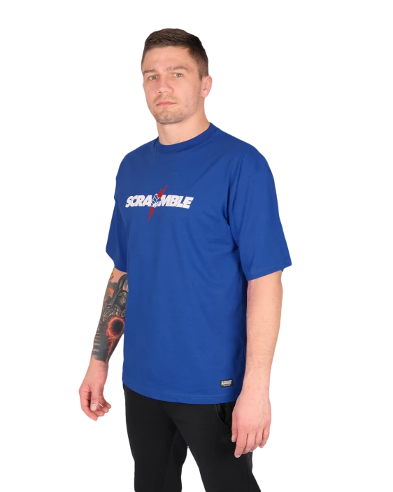 Scramble Never Die T-Shirt - Blue
