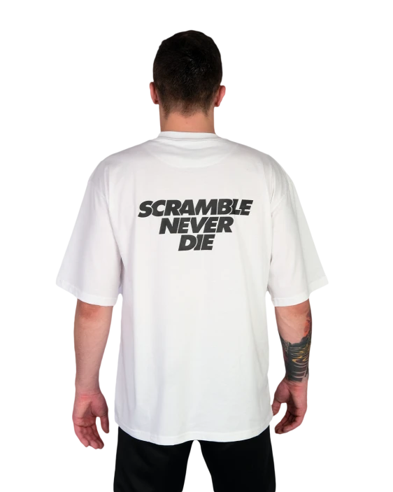 Scramble Never Die T-Shirt - White